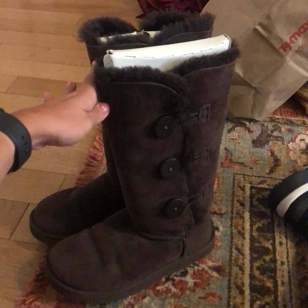 Tall ugg boots with buttons